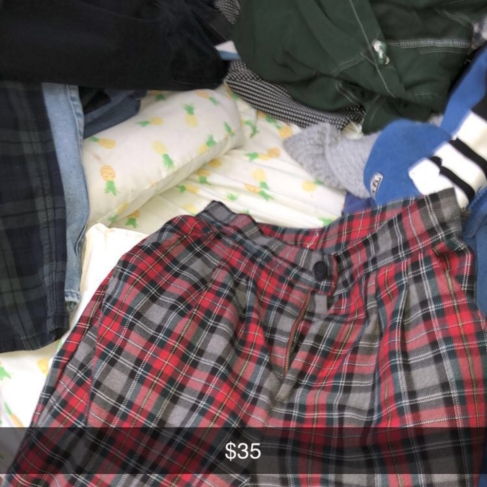 Plaid pants